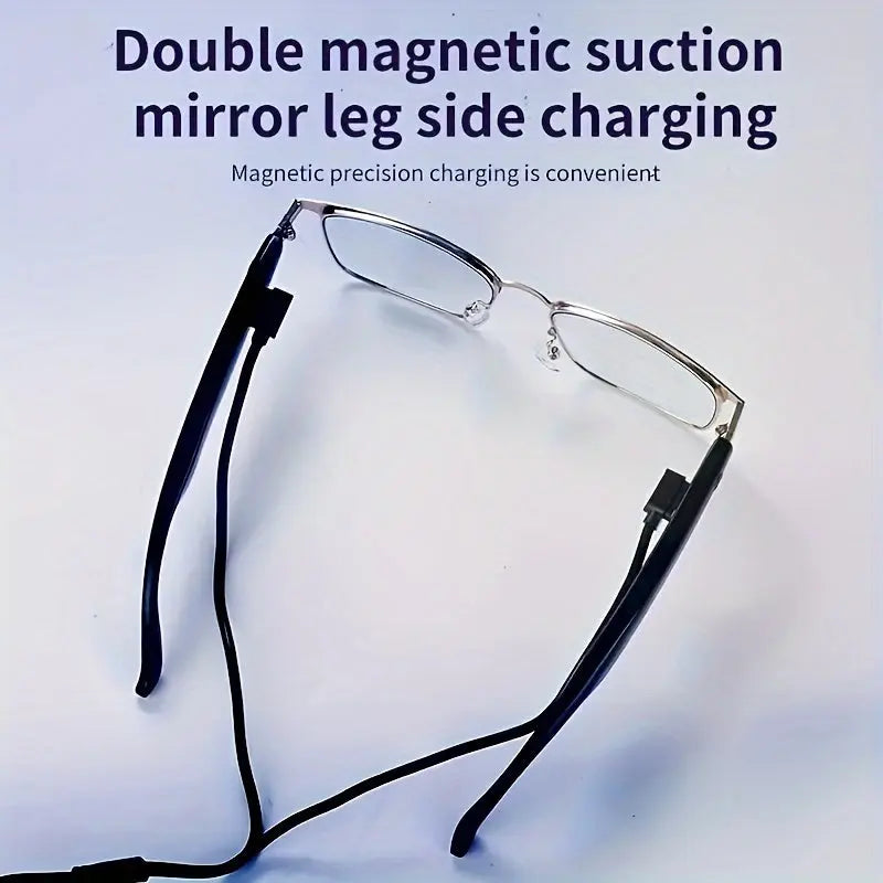 Unisex Smart Glasses with Auto-Dimming & Fashion Glass Transition, Built-in Mic/Speaker for HD Voice Calls & Hi-Fi Sound, Lightweight Battery-Powered Design for Driving,, Home Use - Perfect Holiday Gift, Driving Eyewear, Acce Chic Le'Meek