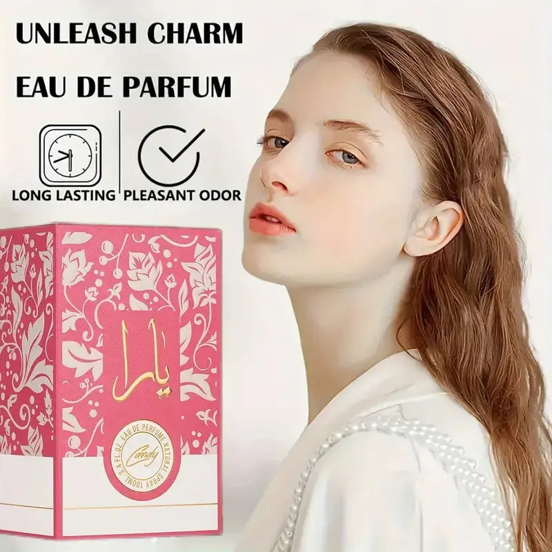 LATTAFA Yara 100ml Perfume Spray, Women's Eau de Toilette, Cologne, Long Lasting Floral, Elegant Floral, Alcohol Matrix, Formaldehyde-free, EDP, Liquid Perfume, Long Lasting Floral, perfect for dates, birthdays, Valentine's D Chic Le'Meek