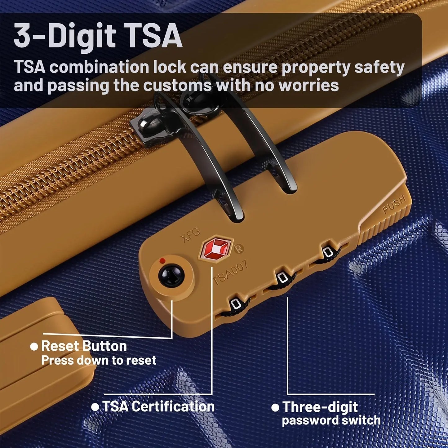 Suitcase Set Luggage Sets, 20 Inch Carry On Luggage With TSA Lock And Double Spinner Wheels, Suitcase With Travel Bag And Toiletry Bag AliExpress