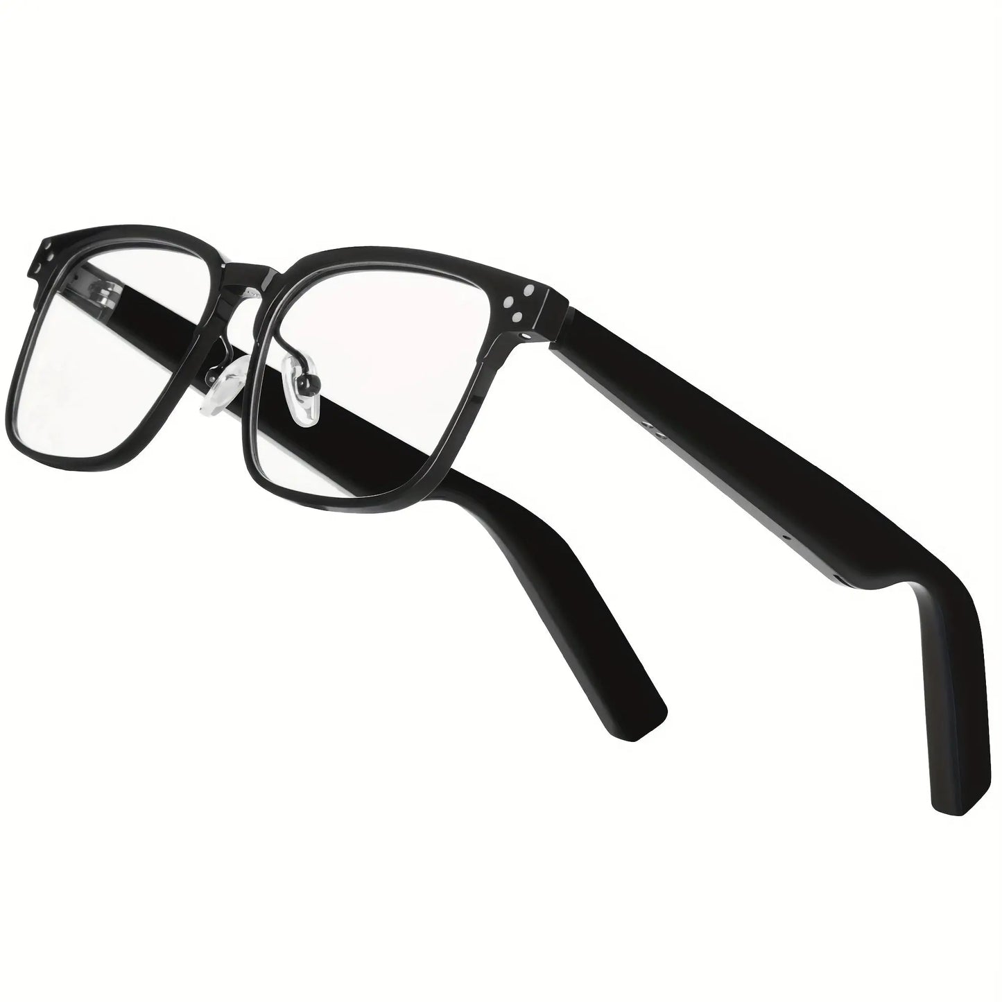 New Kx31 High-Definition Smart Glasses with Microphone - Enjoy Crystal-Clear Calls, Hi-Fi Music, and Intuitive Sliding Touch Operation for Daily Wear and Office Eye Protection Temu