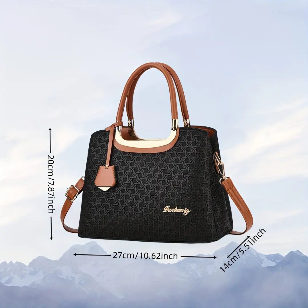 Elegant And Fashionable Handbag, Commuting Bag, Spacious And Durable, Comfortable Women's Shoulder Bag, Suitable For Work, Leisure, Party And Other Occasions Temu