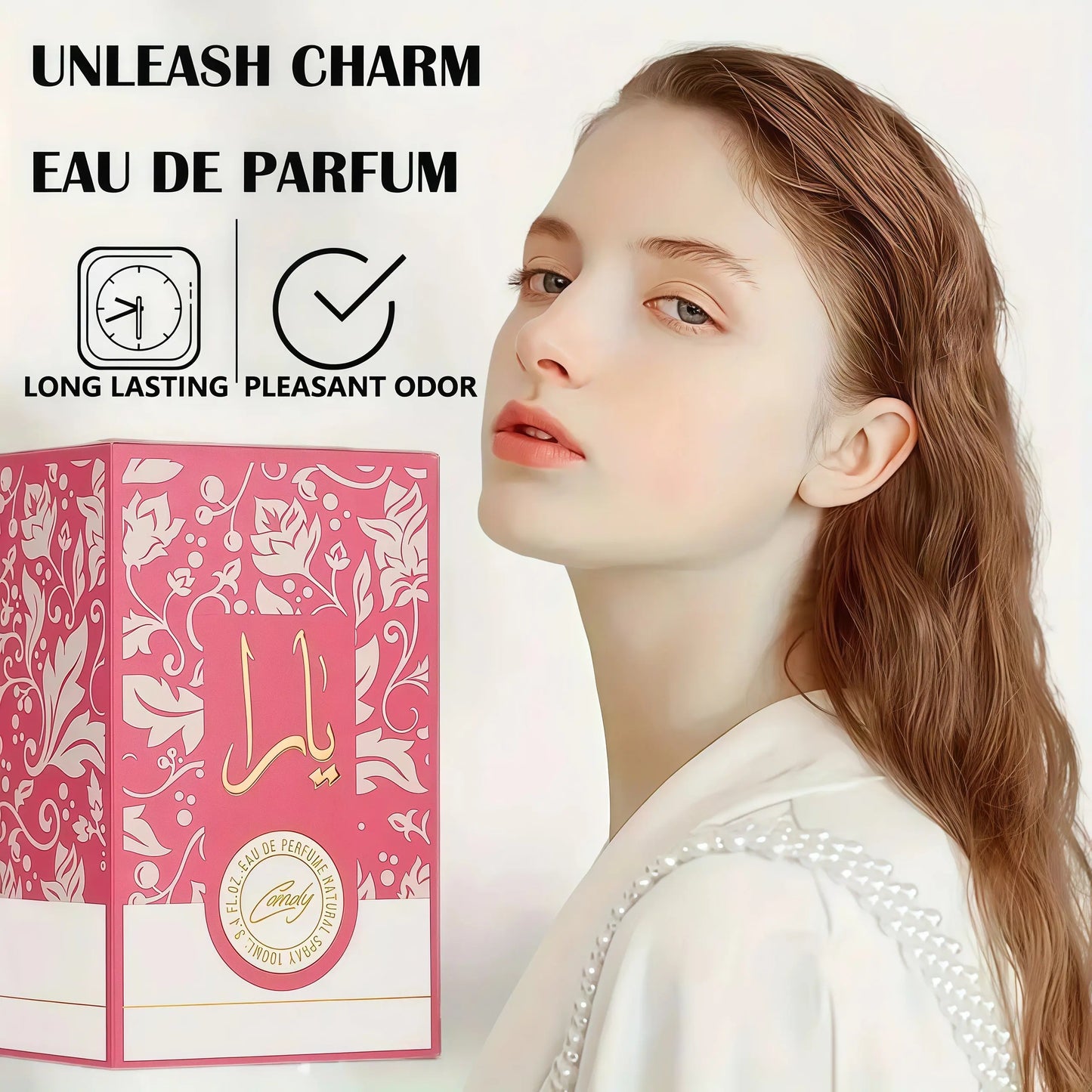 Lattafa Yara Candy - Vanilla, Fruity, Citrus, Floral - Eau de Parfum Long-Lasting Fragrance for Women, 3.40 Ounce / 100 ml Chic Le'Meek