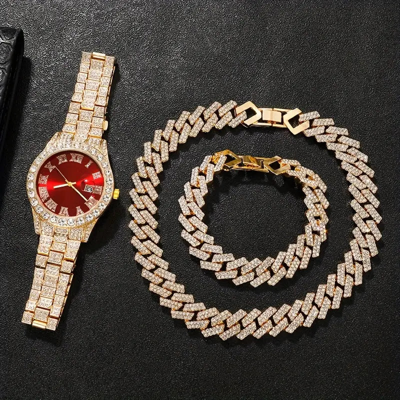 2pcs/set gorgeous luxury women's watch and bracelet set - precision quartz watch Temu