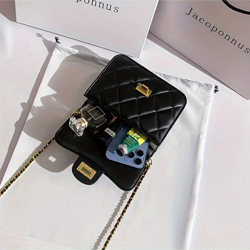 Black Mini Small Exquisite Small Bag Small Ball Chain Bag Female Crossbody Bag For Daily Use Temu