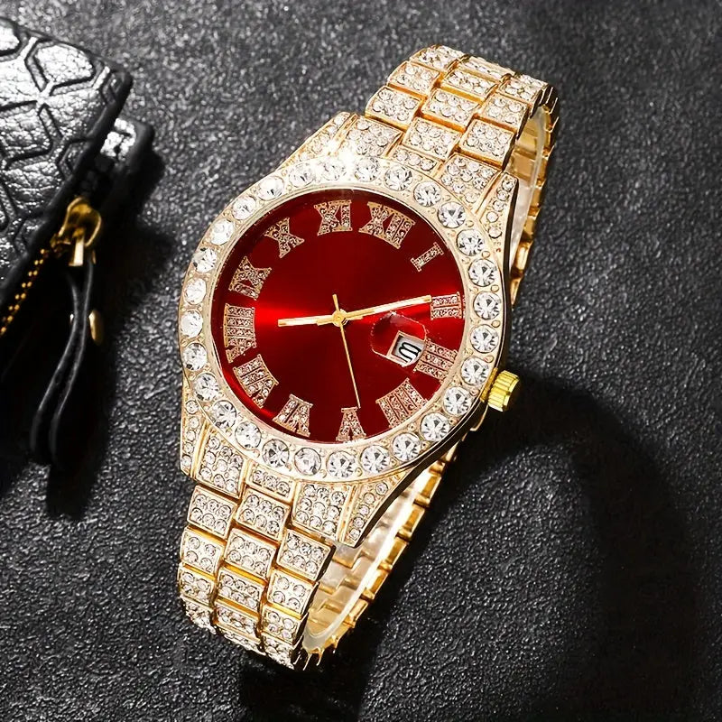 2pcs/set gorgeous luxury women's watch and bracelet set - precision quartz watch Temu