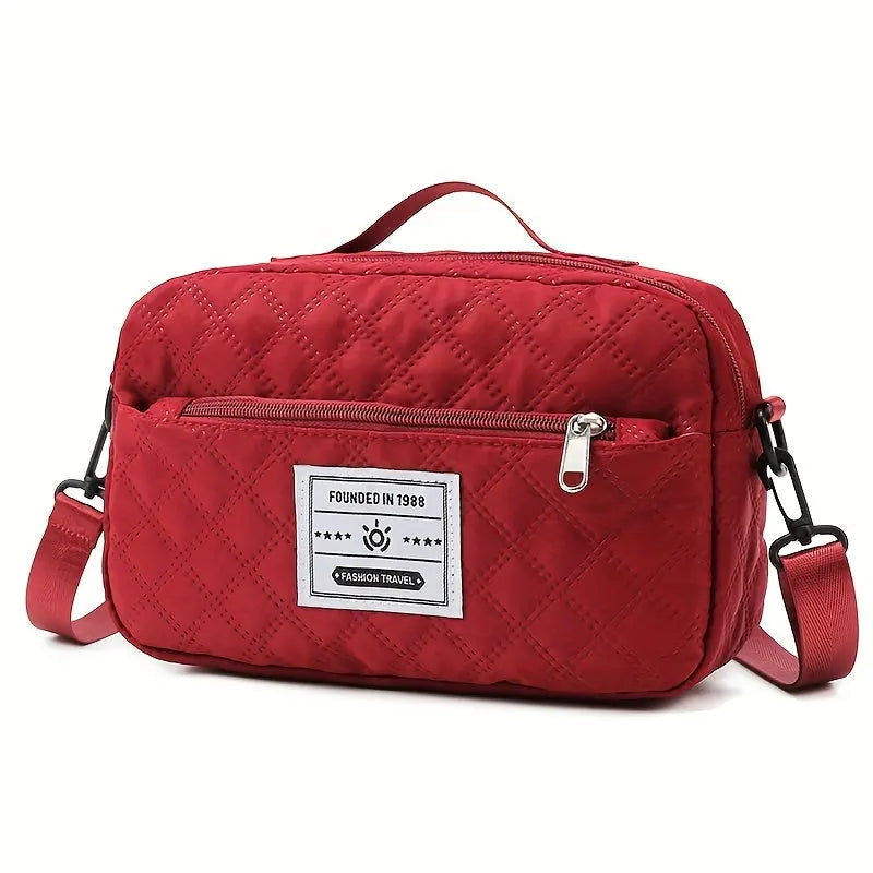 Large Capacity Travel Duffel Bag in Oxford Fabric, Portable Sports Gym Storage Bag, Weekend Overnight Bag for Women Chic Le'Meek
