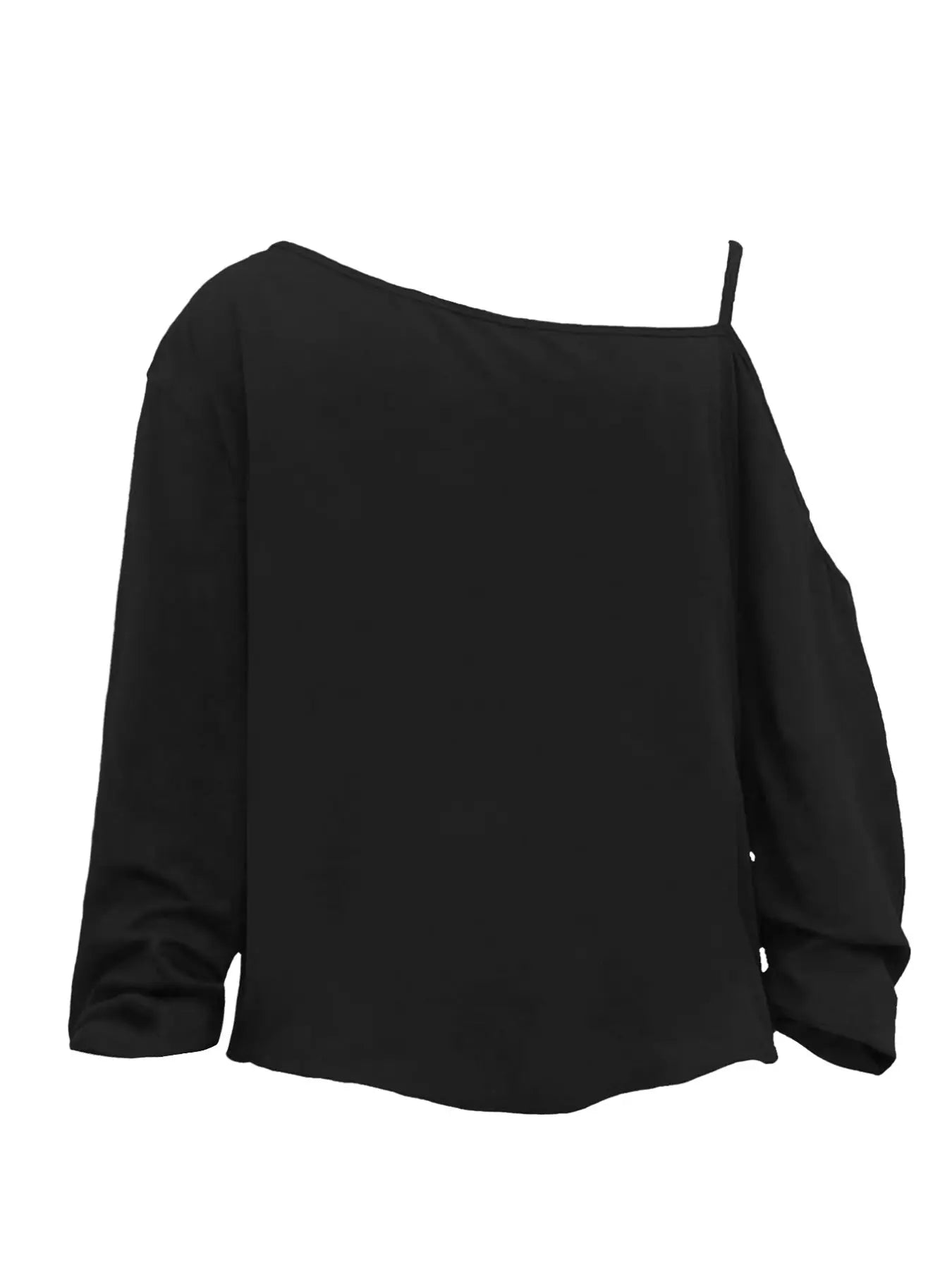 Women'S Plus Size Oversized T-Shirt with Single Shoulder Temu