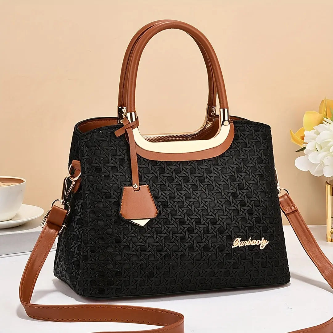 Elegant And Fashionable Handbag, Commuting Bag, Spacious And Durable, Comfortable Women's Shoulder Bag, Suitable For Work, Leisure, Party And Other Occasions Temu