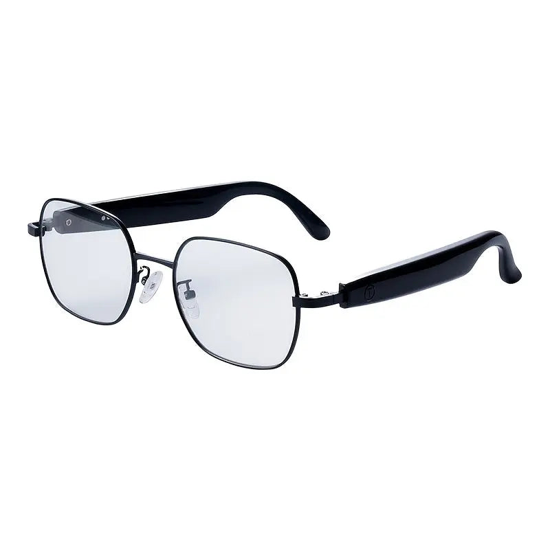 Unisex Smart Glasses with Auto-Dimming & Fashion Glass Transition, Built-in Mic/Speaker for HD Voice Calls & Hi-Fi Sound, Lightweight Battery-Powered Design for Driving,, Home Use - Perfect Holiday Gift, Driving Eyewear, Acce Chic Le'Meek