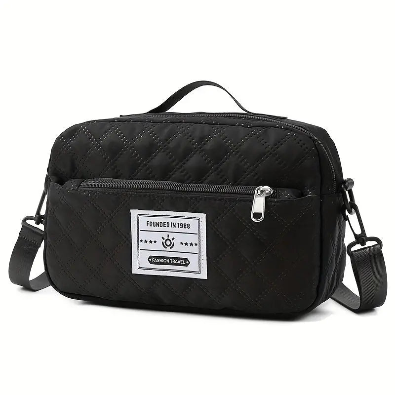 Large Capacity Travel Duffel Bag in Oxford Fabric, Portable Sports Gym Storage Bag, Weekend Overnight Bag for Women Chic Le'Meek