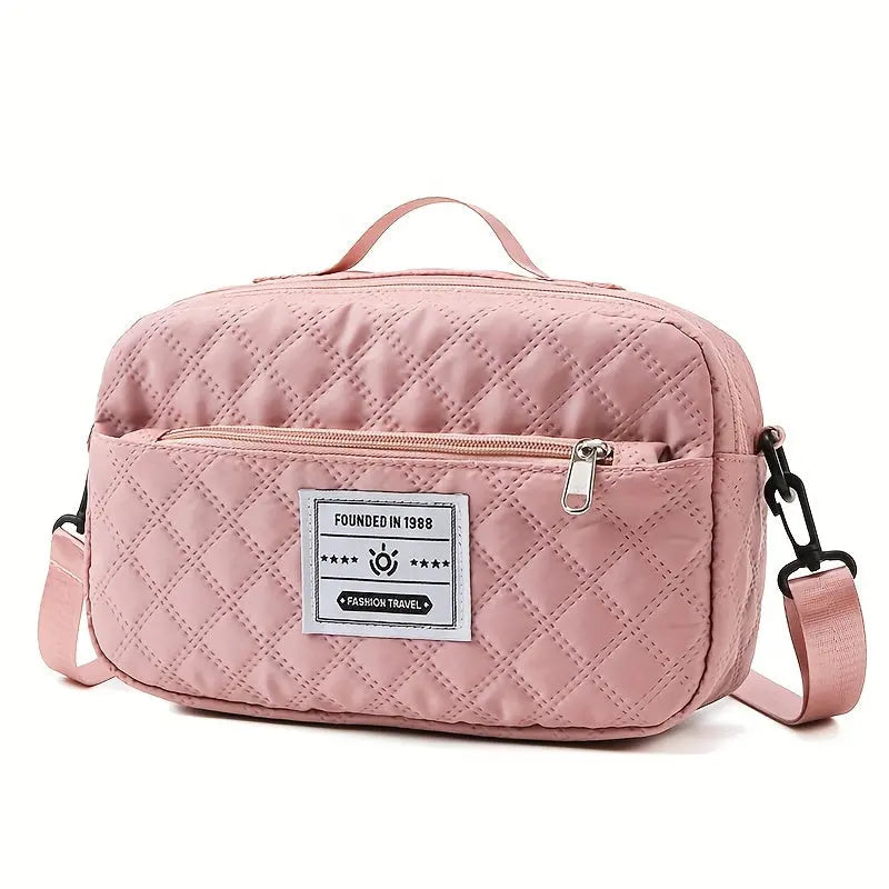 Large Capacity Travel Duffel Bag in Oxford Fabric, Portable Sports Gym Storage Bag, Weekend Overnight Bag for Women Chic Le'Meek