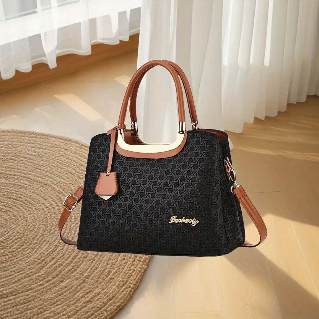 Elegant And Fashionable Handbag, Commuting Bag, Spacious And Durable, Comfortable Women's Shoulder Bag, Suitable For Work, Leisure, Party And Other Occasions Temu