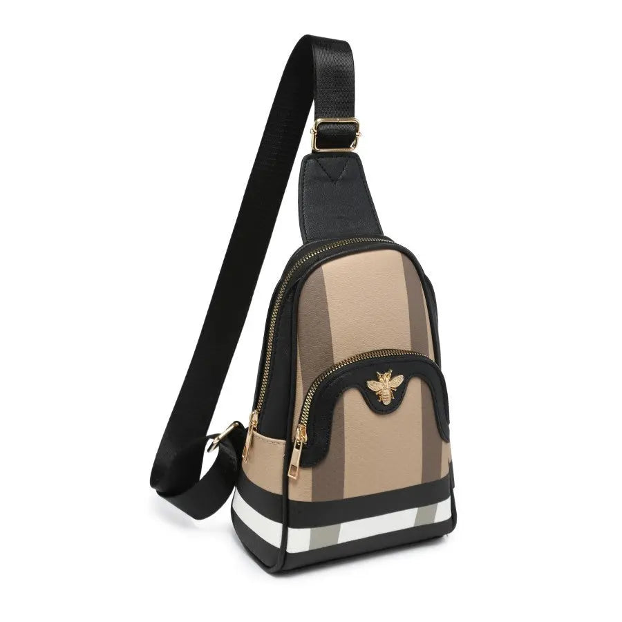 ZENG BAG Women's Fashion Small Crossbody Bag - Women's Crossbody Waist Bag PU Leather Multifunctional Crossbody Belt Chest Bag with Adjustable Shoulder Strap Suitable for Casual Travel Shopping Perfect Valentine's Day Gift fo Chic Le'Meek
