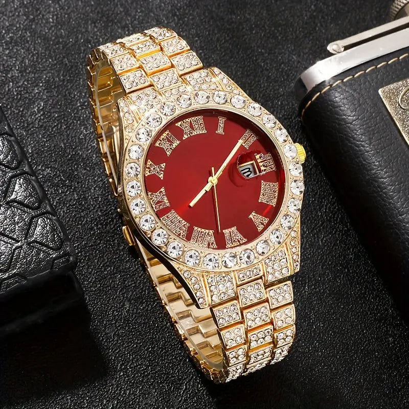 2pcs/set gorgeous luxury women's watch and bracelet set - precision quartz watch Temu