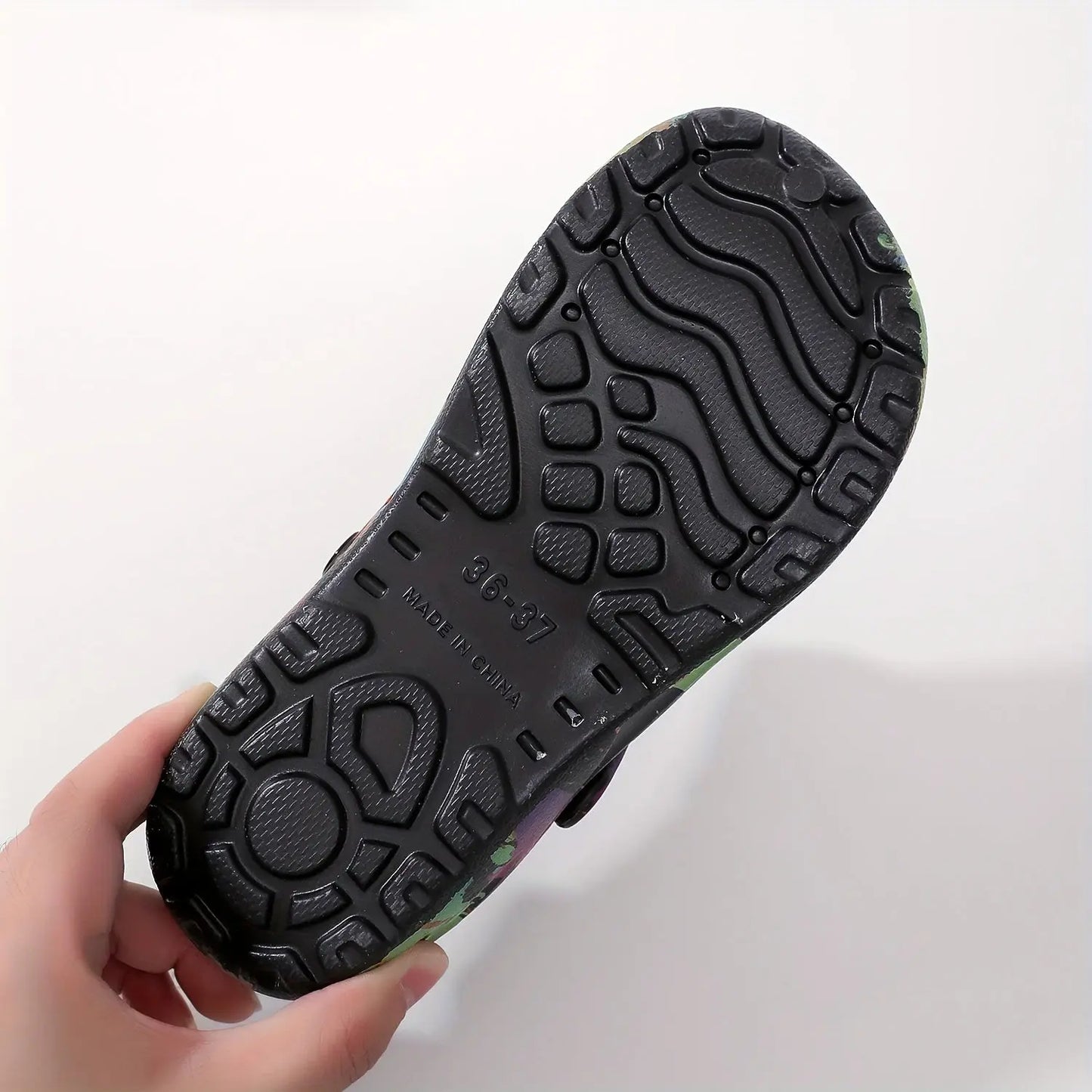 2025 Fashionable Non-Slip Thick Sole Sandals for Couples, Summer Beach Shoes with Random Patterns, EVA Material, Beach Footwear|Trendy Sandals|Eva Upper Material, Beach Accessorie Chic Le'Meek