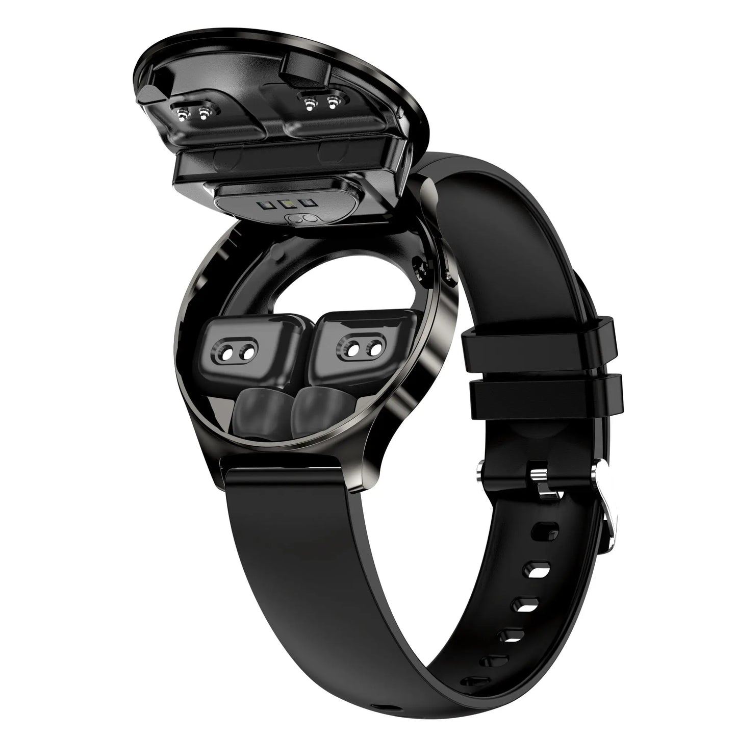 Fashion 2-in-1 Smartwatch Sports watch with headphones Elegant Women's Men's Waterproof Watch with earbuds Simple Yet Sophisticated Dial for Business & Social Events Temu