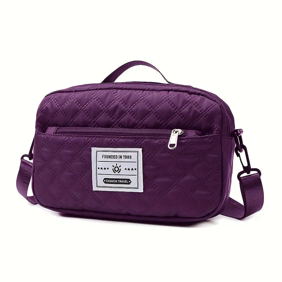 Large Capacity Travel Duffel Bag in Oxford Fabric, Portable Sports Gym Storage Bag, Weekend Overnight Bag for Women Chic Le'Meek