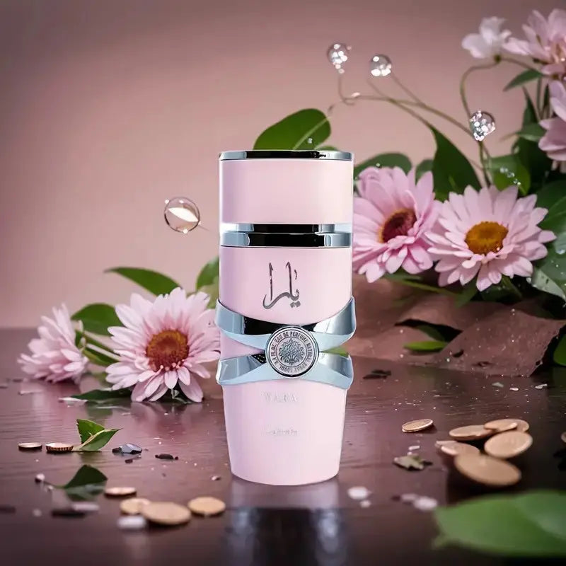 LATTAFA Yara 100ml Perfume Spray, Women's Eau de Toilette, Cologne, Long Lasting Floral, Elegant Floral, Alcohol Matrix, Formaldehyde-free, EDP, Liquid Perfume, Long Lasting Floral, perfect for dates, birthdays, Valentine's D Chic Le'Meek