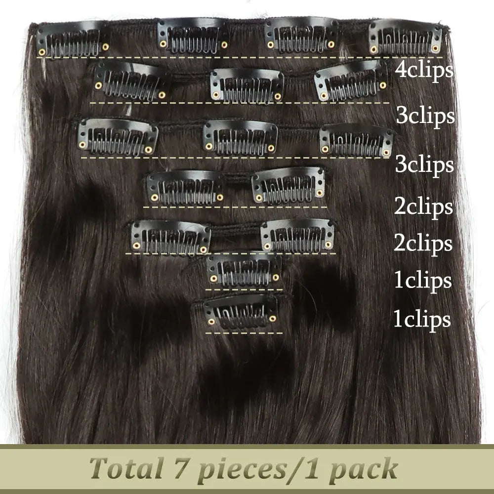 NICESY 16Clips Synthetic 24Inch Long Curly Hair Hairpiece Heat Resistant Hair Extension Clips In Ombre Black Brown Blond Women Temu