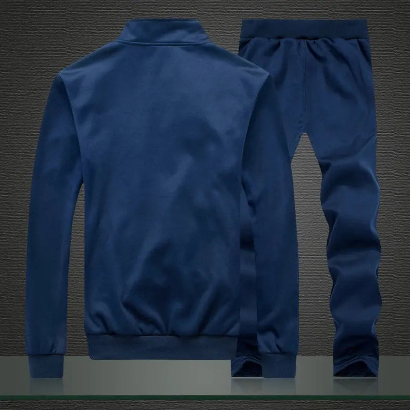 Men Sportwear Sets Fashion Autumn Spring Sporting Suit Sweatshirt +Sweatpants Mens Clothing 2 Pieces Sets Slim Tracksuit hoodies Temu