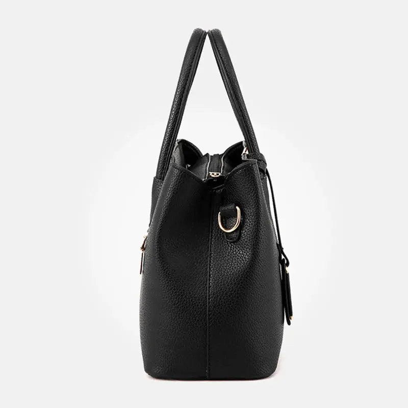 Women PU Leather Handbags Ladies Large Tote Bag Female Square Shoulder Bags Bolsas Femininas Sac New Fashion AliExpress