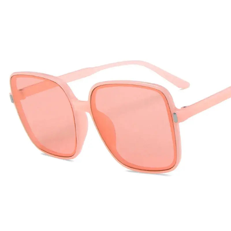 Fashion Designer Square Sunglasses Woman Retro Vintage Gradient Sun Glasses Female Clear Lens Black White Oculos De Sol Chic Le'Meek
