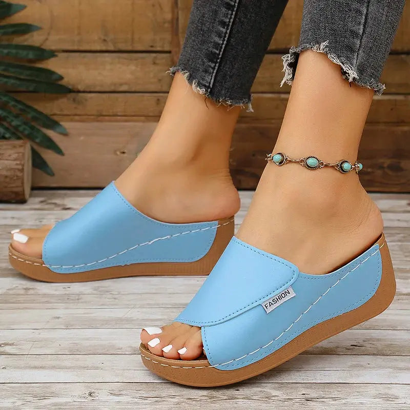 Summer Women Shoes Sandals Non-Slip Women's Shoes Slides Ladies Shoes Wedge Sandals Ladies Party Women Slippers Female Footwear AliExpress