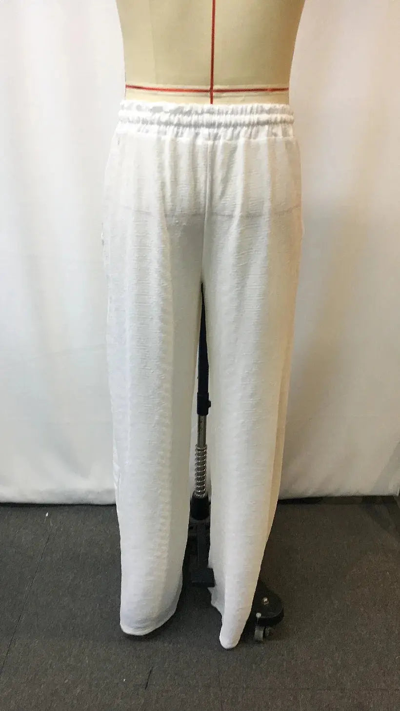 2025 New Men's Lightweight Knitted Casual Trousers - Breathable Stretch Elastic Waist Summer Lounge Pants for Men - M-XXL Size Chic Le'Meek