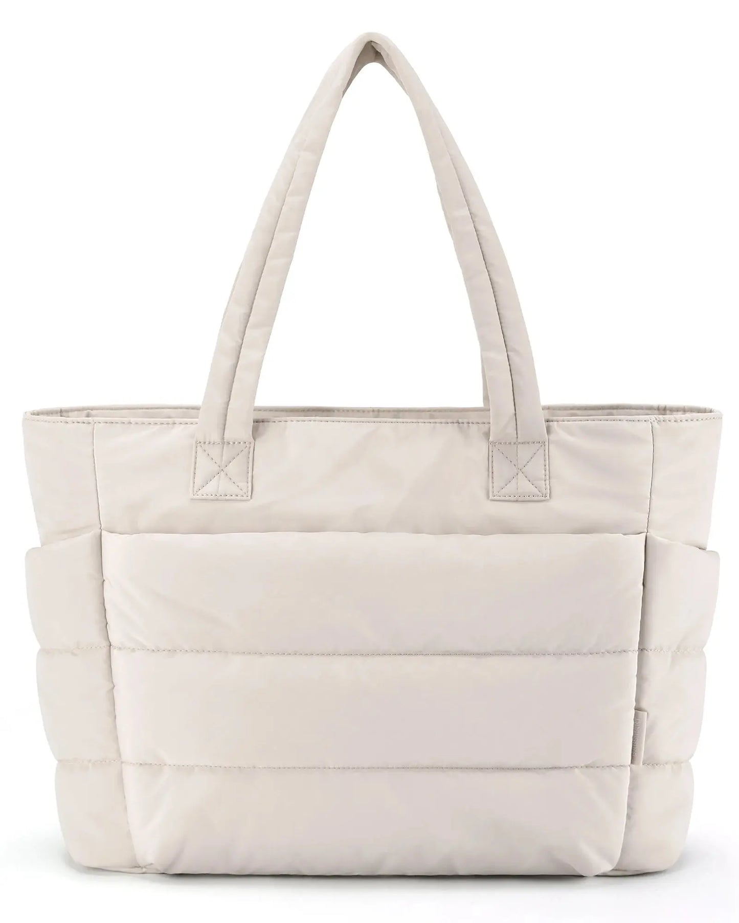 BAGSMART The Bubble Tote Bag Cotton Padded Female Quilting Puffy Shoulder Shopper Purse Simple Daily Handbag Women's Bags Temu