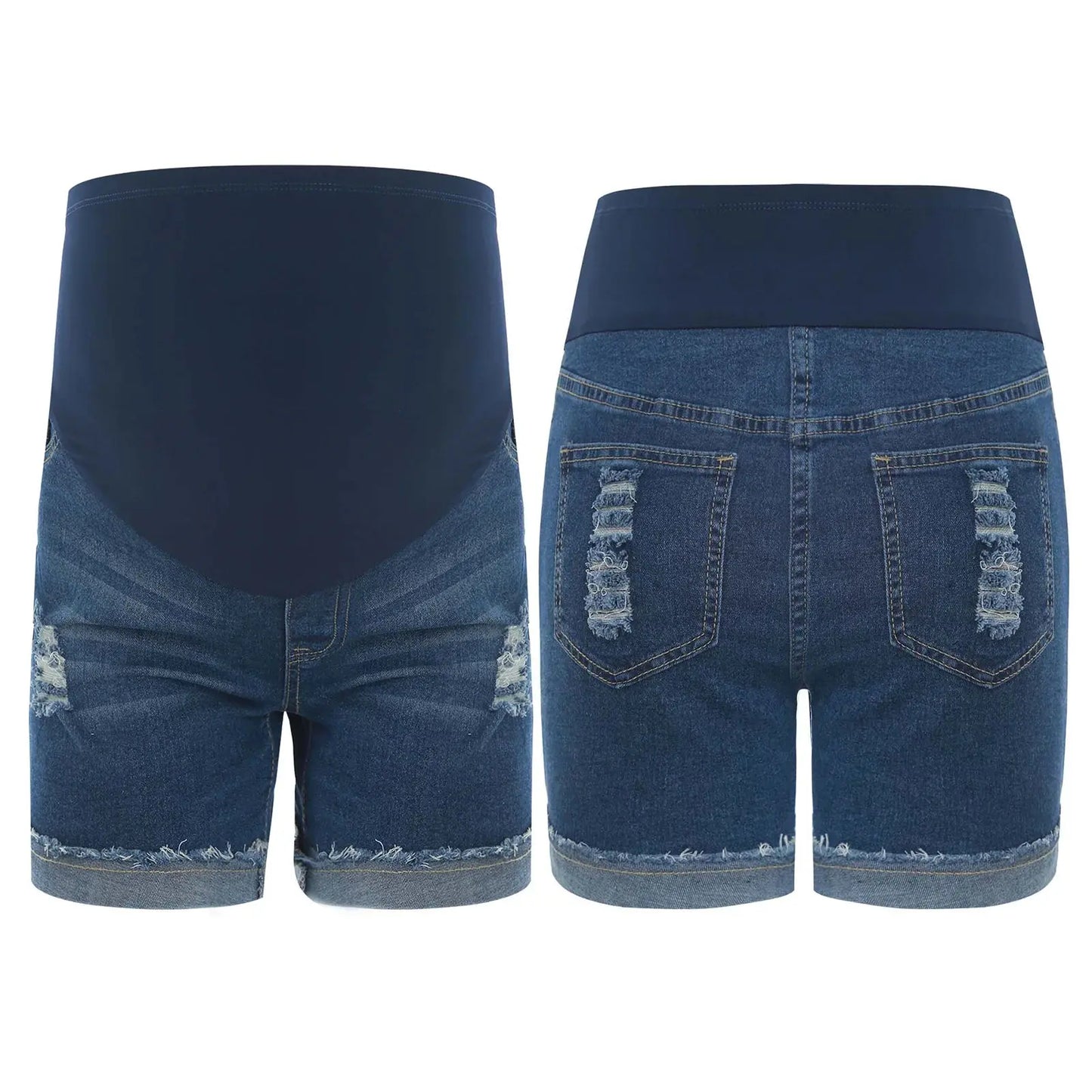 Pregnant Women High Waist Support Belly Jeans Maternity Hip Lifting Elastic Denim Pants AliExpress
