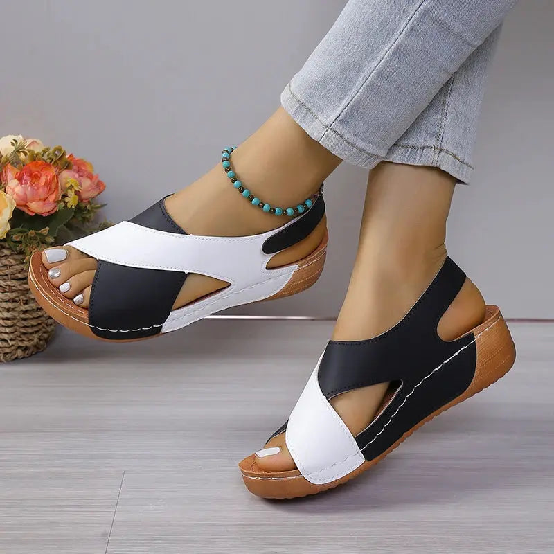 Women Platform Sandals Summer 2024 New Mix Color Sandals Luxury Designer Shoes for Women Casual Beach Sandals Sandalias De Mujer AliExpress