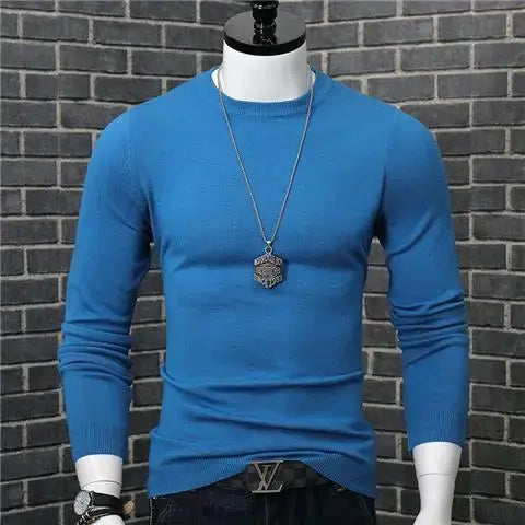 Spring and Autumn Stylish Luxury Oversized Fashion Loose Solid Japanese Streetwear Clothing Blouse Men's Long Sleeve T-shirt Chic Le'Meek