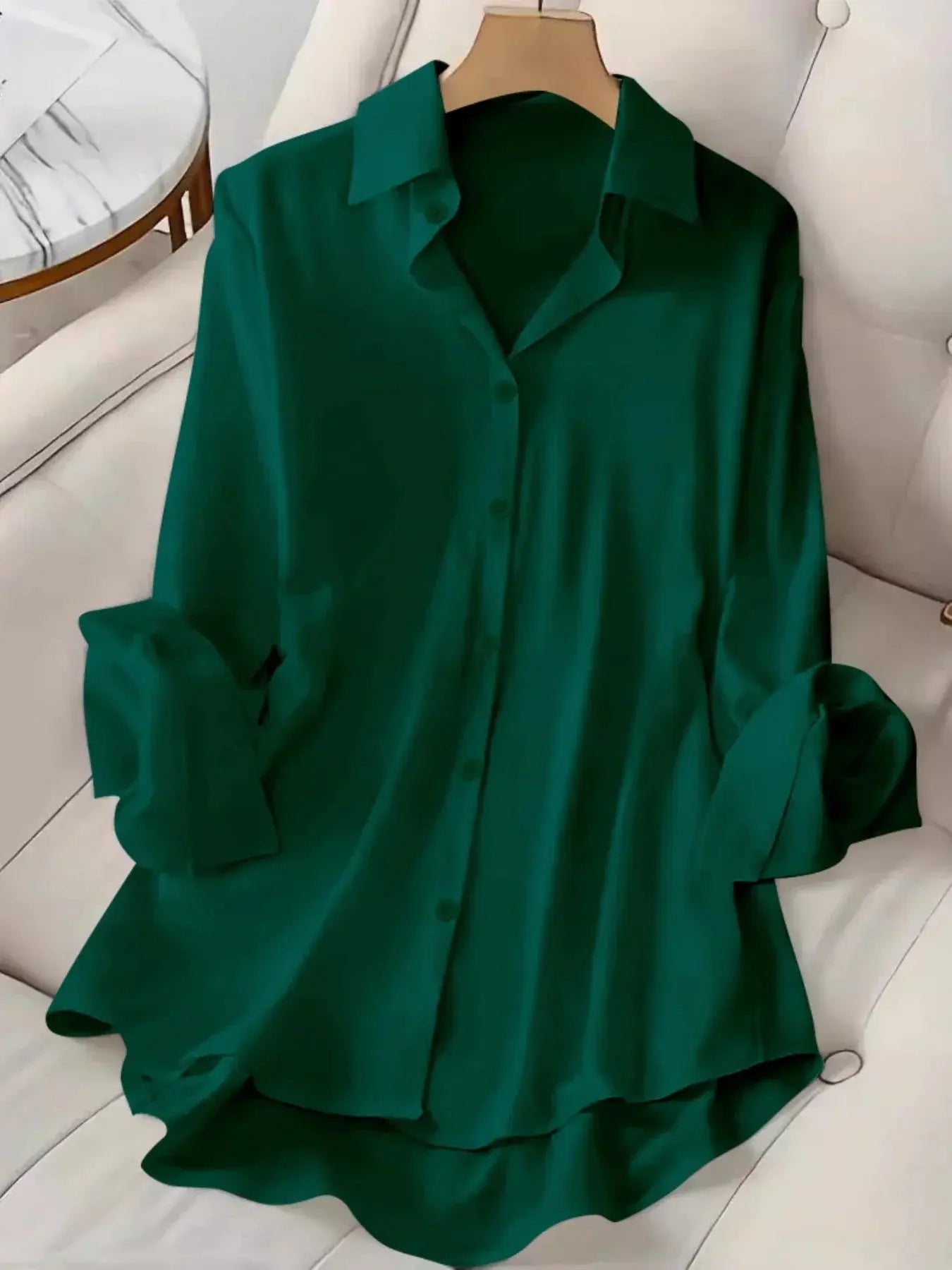 Plus Size Shirts 2025 Summer New Women's Casual Loose Fashion Top Elegant Korean Style Solid Sweet Blouses Single-breasted Lapel Chic Le'Meek