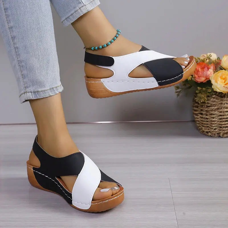 Women Platform Sandals Summer 2024 New Mix Color Sandals Luxury Designer Shoes for Women Casual Beach Sandals Sandalias De Mujer AliExpress