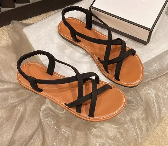 Flats Leopard Sandals Women Cozy Casual Shoes Walking New Walking Slippers 2024 Summer Outdoor Beach Slides Flip Flops AliExpress