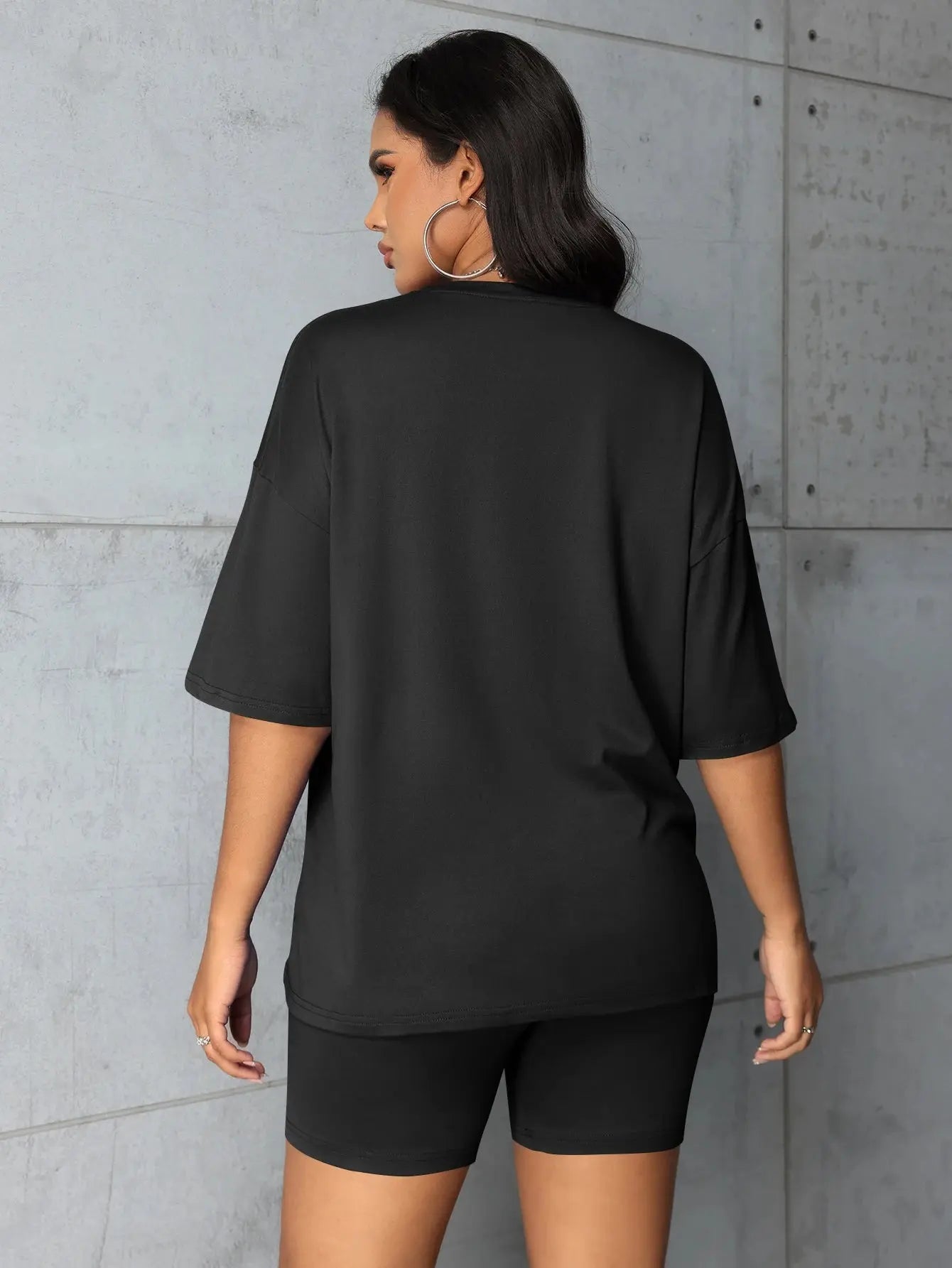 Plus size sets for women Summer 2 pieces Blessed printed offers and liquidation everything cheap elegant women's sets Short sets Chic Le'Meek