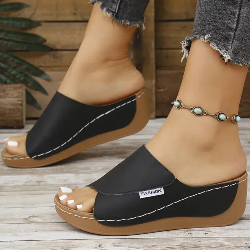 Summer Women Shoes Sandals Non-Slip Women's Shoes Slides Ladies Shoes Wedge Sandals Ladies Party Women Slippers Female Footwear AliExpress