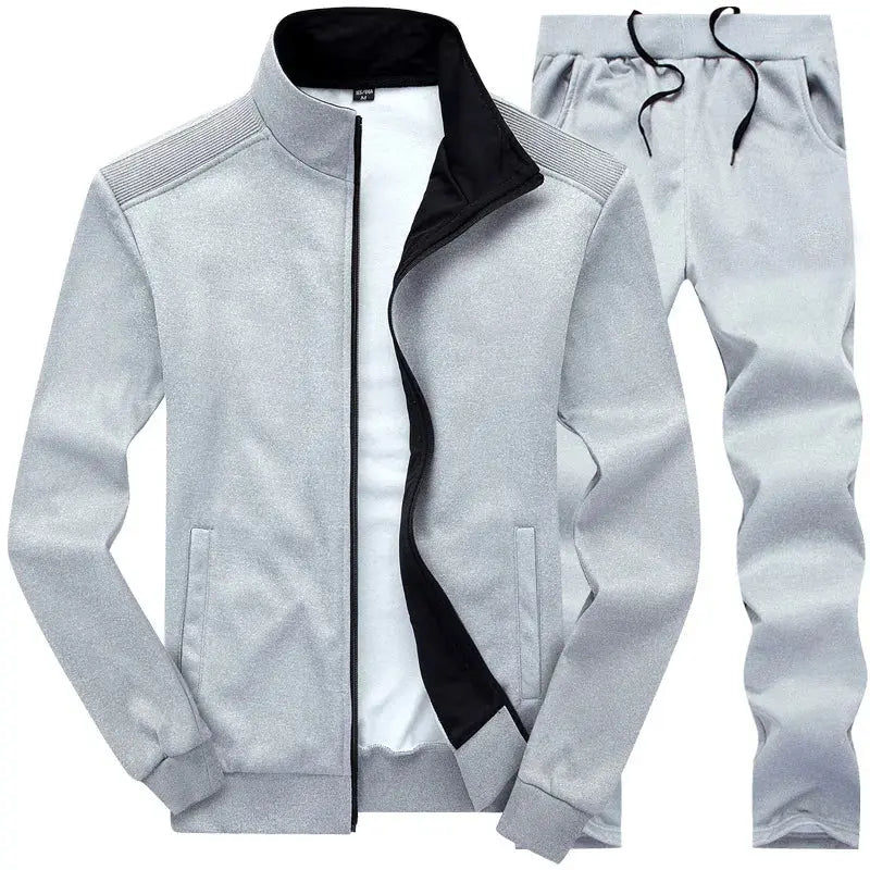 Men Sportwear Sets Fashion Autumn Spring Sporting Suit Sweatshirt +Sweatpants Mens Clothing 2 Pieces Sets Slim Tracksuit hoodies Temu