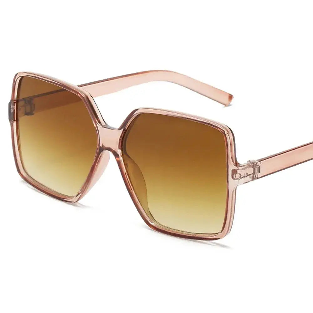 Black Square Oversized Sunglasses Women Big Frame Colorful Sun Glasses Female Mirror Oculos Unisex Gradient Hip Hop Shades Temu