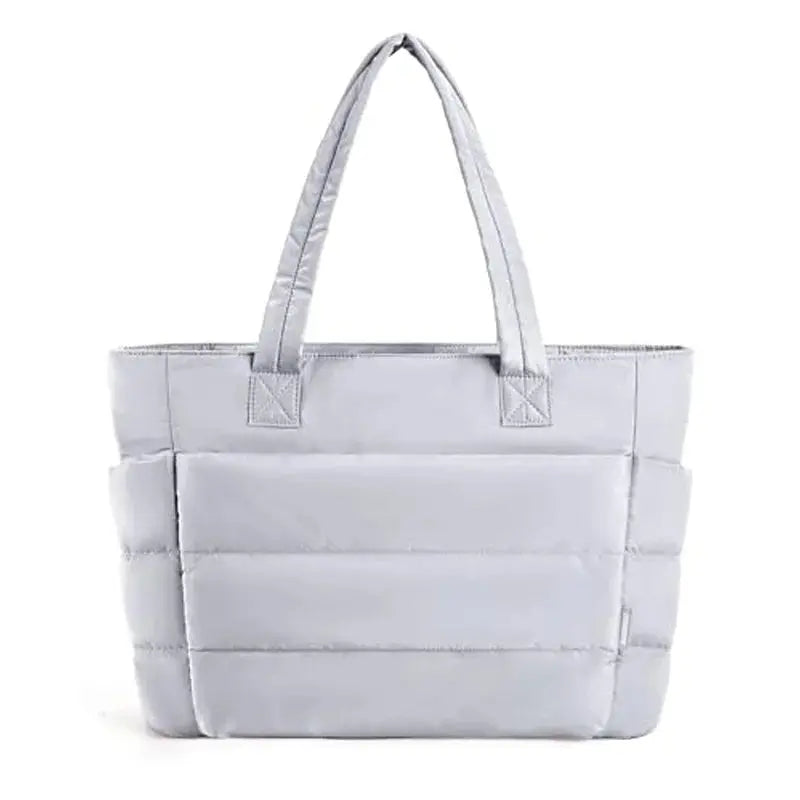 BAGSMART The Bubble Tote Bag Cotton Padded Female Quilting Puffy Shoulder Shopper Purse Simple Daily Handbag Women's Bags Temu
