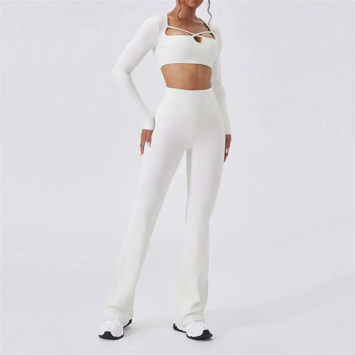 Pad Yoga Long sleeved Women's Outdoor Running Fitness Wear T-shirt Long sleeved Yoga Shirt Gym Push Up Workout Sports Top XP38 Chic Le'Meek