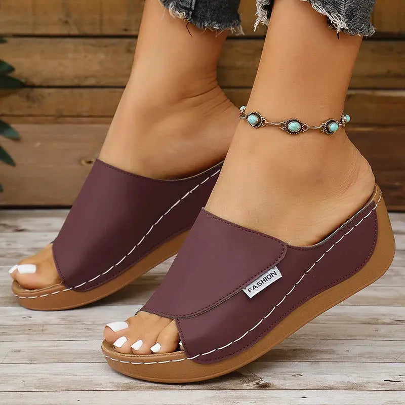Summer Women Shoes Sandals Non-Slip Women's Shoes Slides Ladies Shoes Wedge Sandals Ladies Party Women Slippers Female Footwear AliExpress