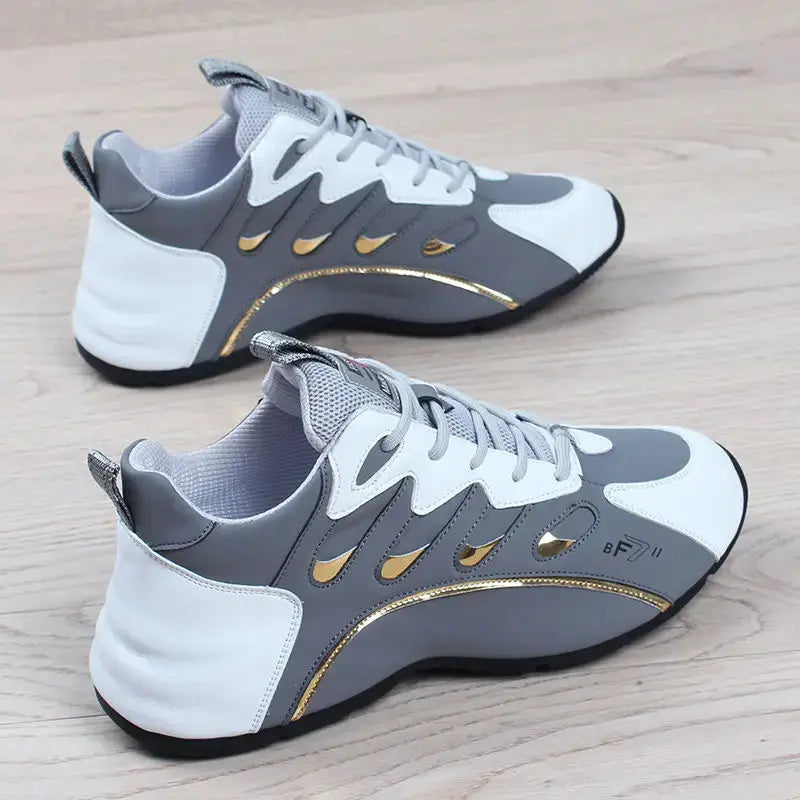 Men's Shoes 2024 Summer New Sneakers for Men Lightweight Soft Unisex Leather Comfort Platform Vulcanized Shoes Zapatillas Hombre AliExpress