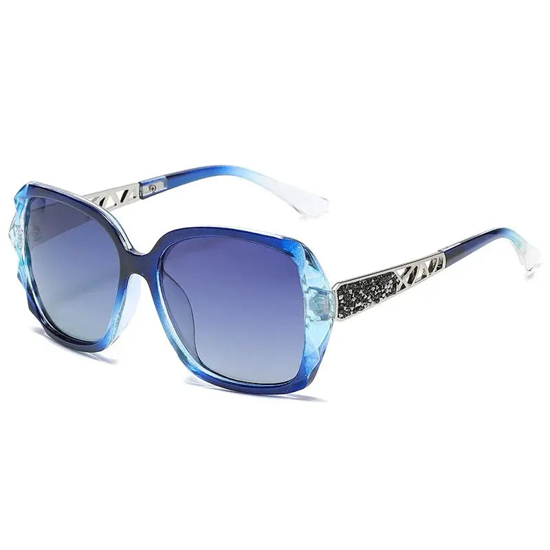 New Ladies' Sunglasses with High Sense and Diamond-encrusted Sunglasses Protect against Ultraviolet Rays in Summer. Temu