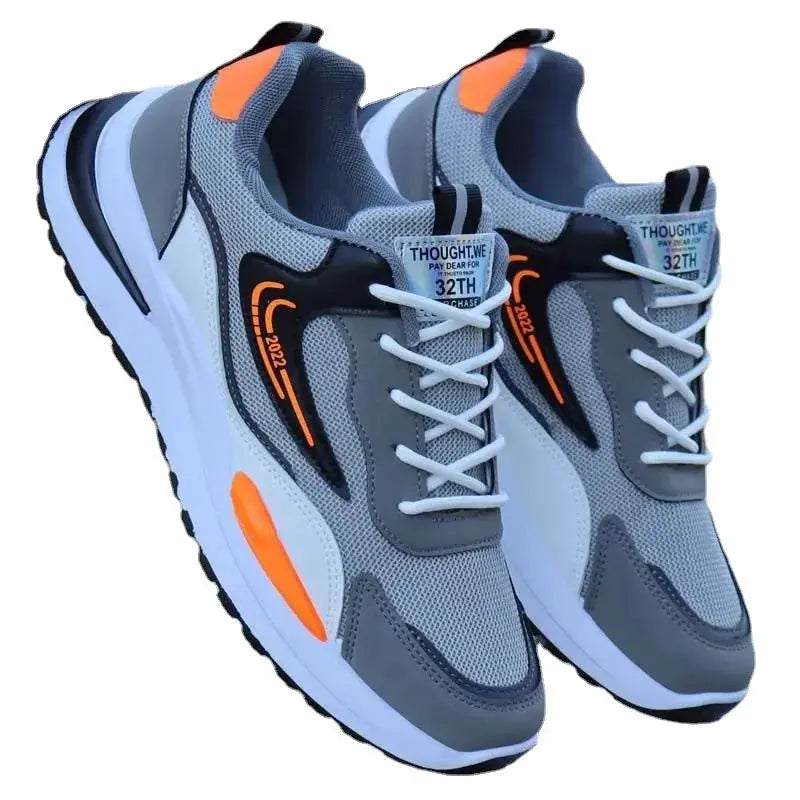 Men Sneakers Trend Casual Shoes Mesh Lightweight Breathable Walking Men Vulcanized Shoes Non-slip Footwear Tenis Masculino Shoes AliExpress