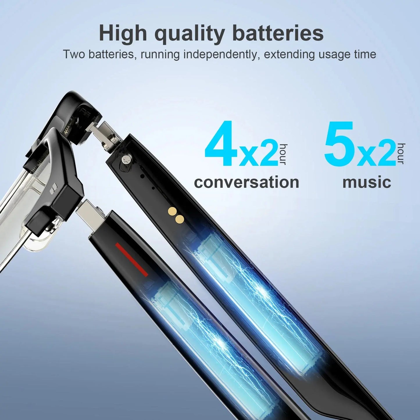 Blackview E1306 Smart Glasses for Men Women Bluetooth Call Outdoor Sport Anti-blue Light Glasses with AI Voice Mic & Speaker AliExpress