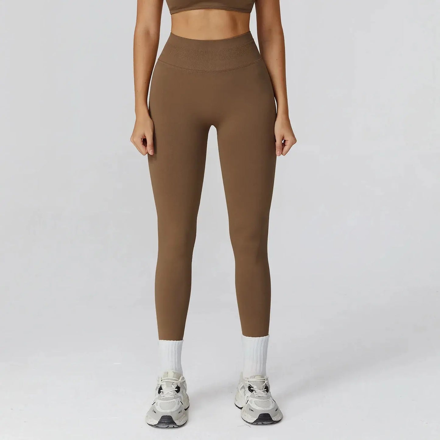 New Sexy Back Hollow Out Long Sleeve Yoga Shirts Square Neck Quick Dry Running Tops Tight Slimming Gym Fitness T-Shirt With Pads Chic Le'Meek