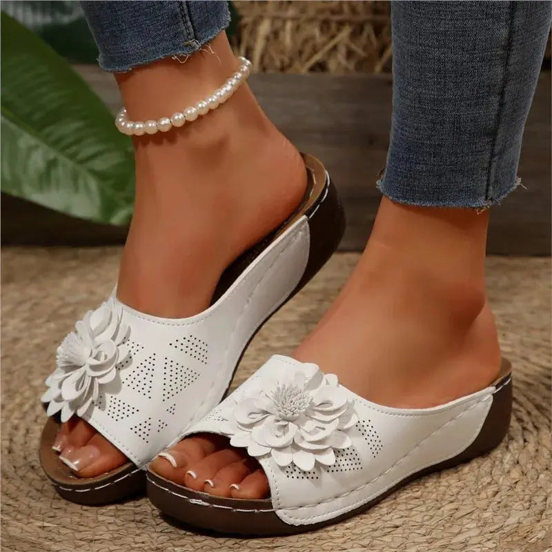 Summer Sandals Women Shoes Non-Slip Walking Shoes Slip On Shoes Woman Wedge Women's Sandals Party Slippers Woman Female Footwear Temu