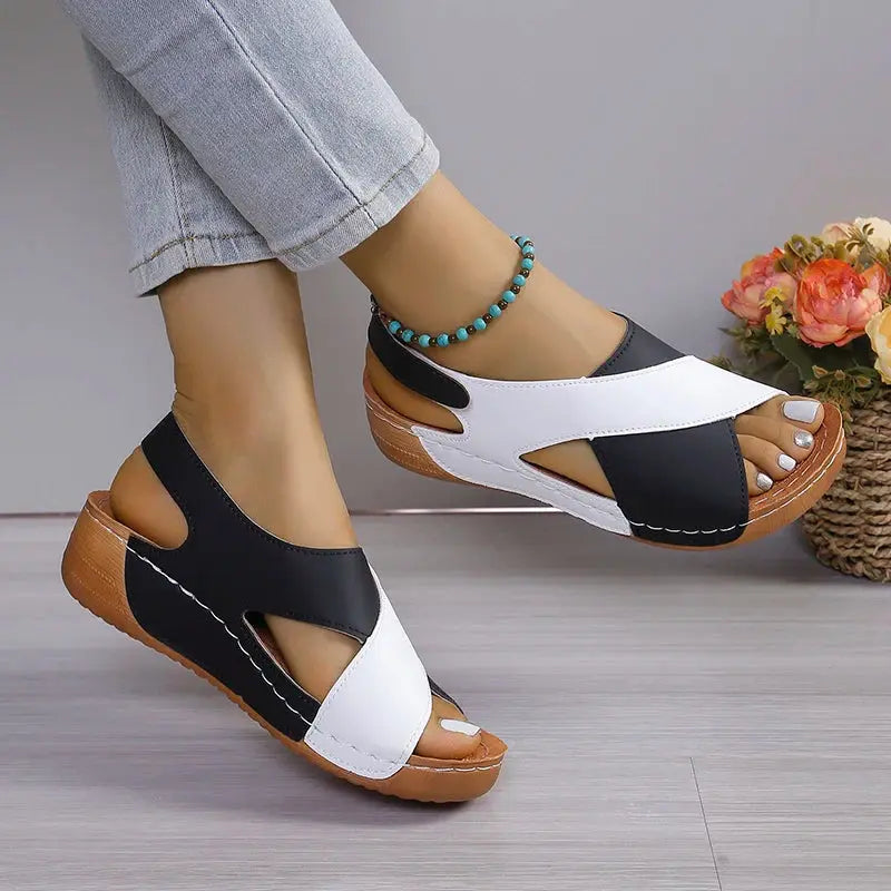 Women Platform Sandals Summer 2024 New Mix Color Sandals Luxury Designer Shoes for Women Casual Beach Sandals Sandalias De Mujer AliExpress