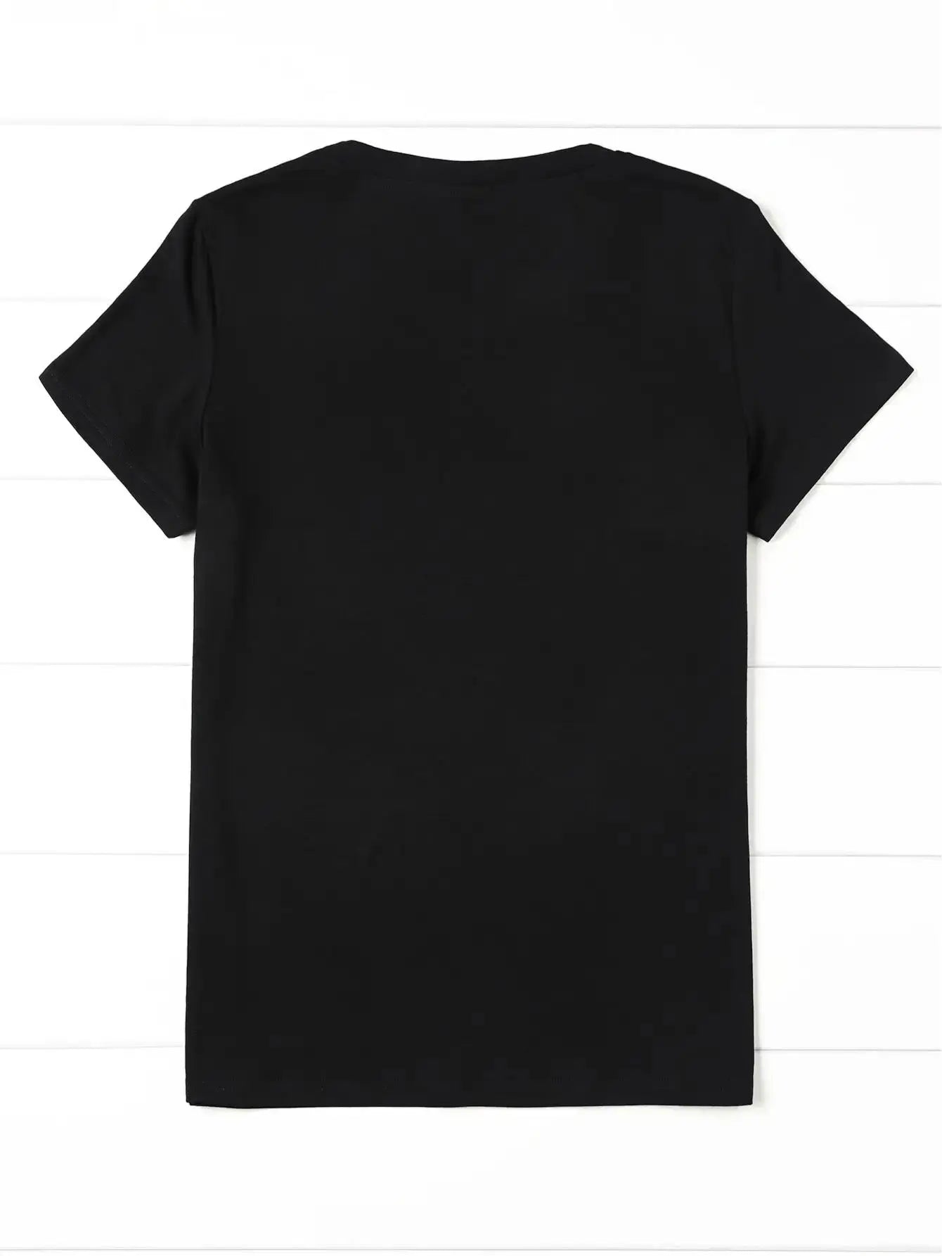 Women's Vibrant Letter Print Loose Fit T-Shirt Casual Summer Fashion Crew Neck Short Sleeve Top Chic Le'Meek
